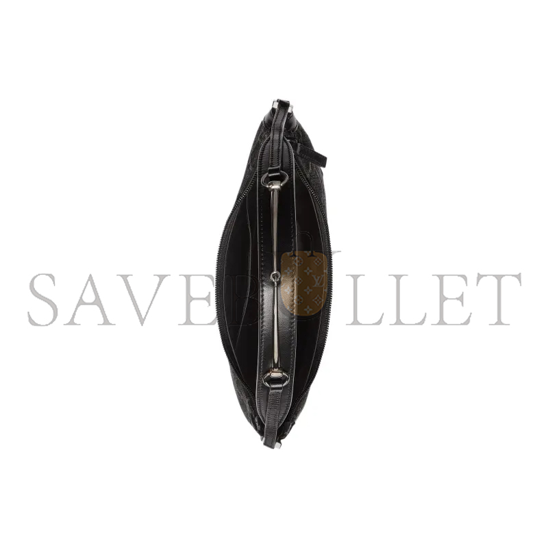 GUCCI HORSEBIT SLIM SMALL DENIM SHOULDER BAG 774719 (24*18*4.5cm)